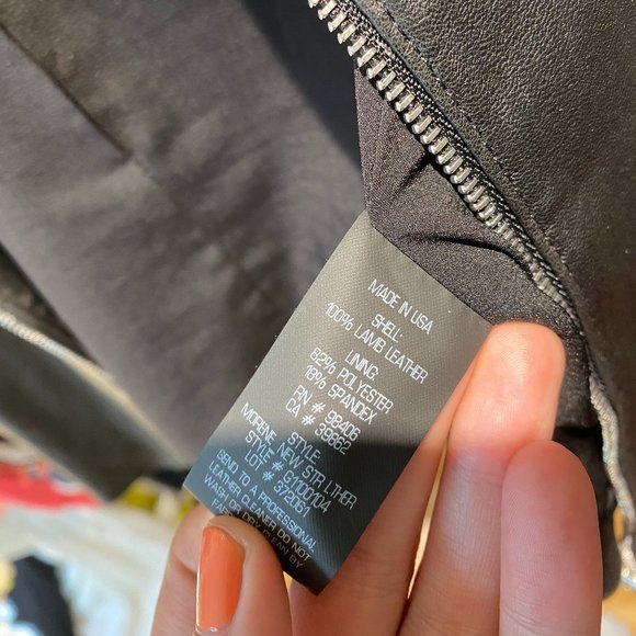 Theory leather jacket - Picture 2 of 2